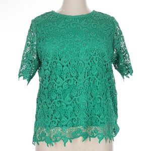 Philosophy Green Lace Top